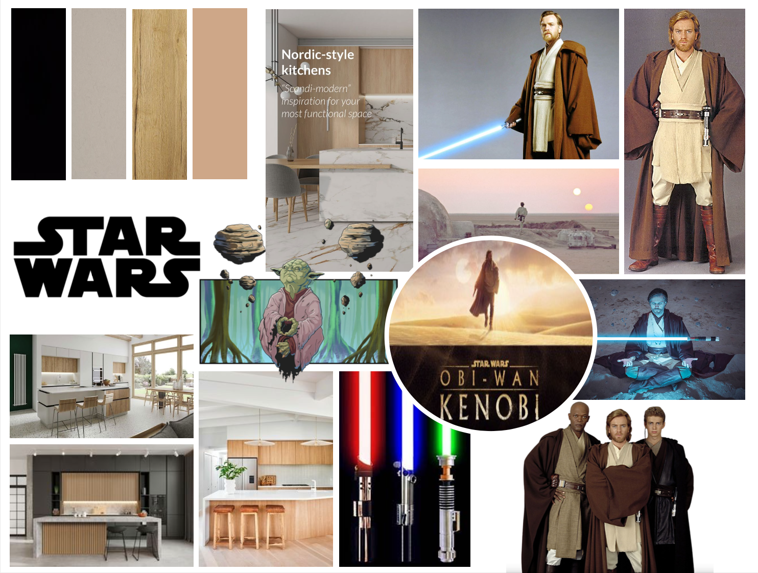Star Wars home kitchen mood board inspiration